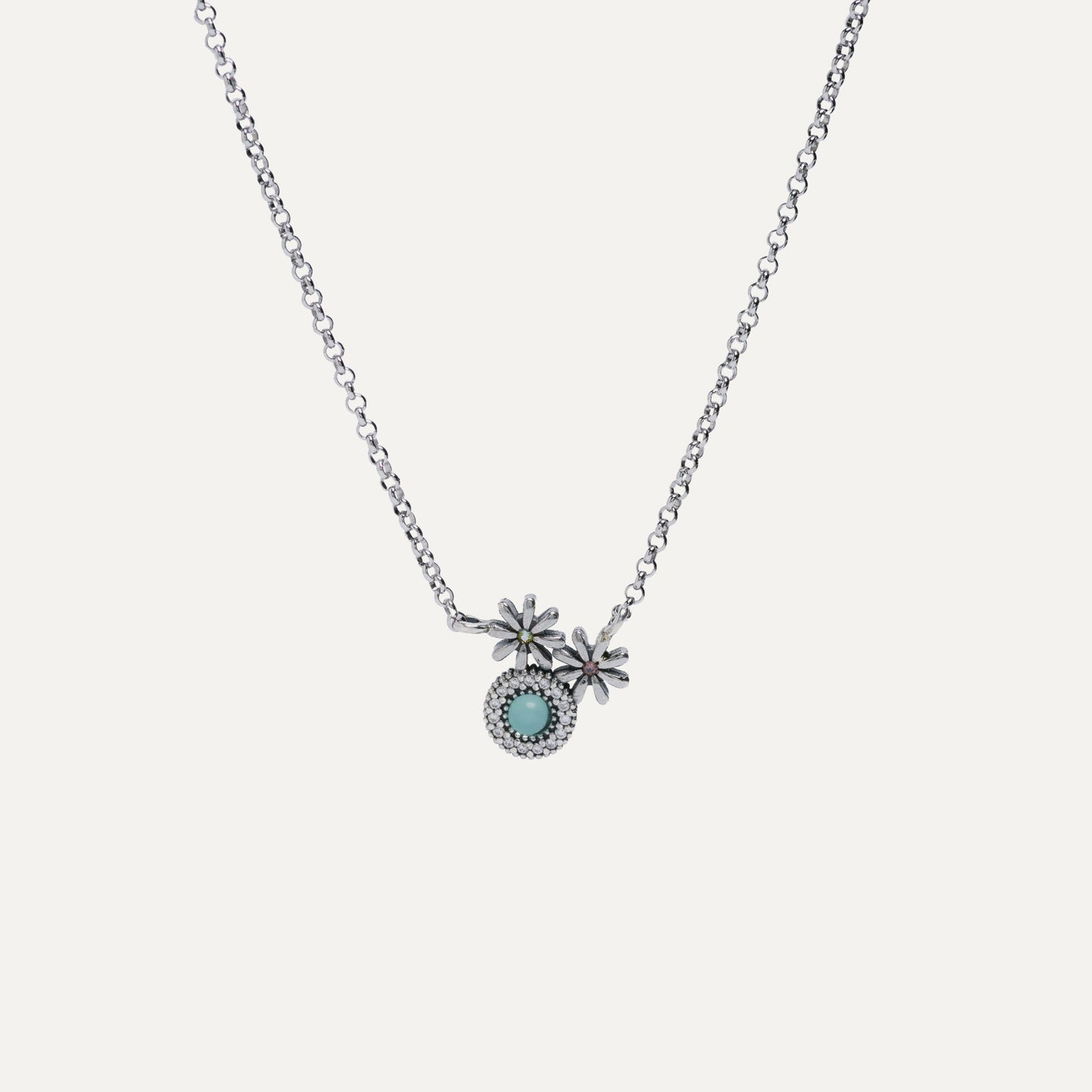 Colgante Coralie Double Blue