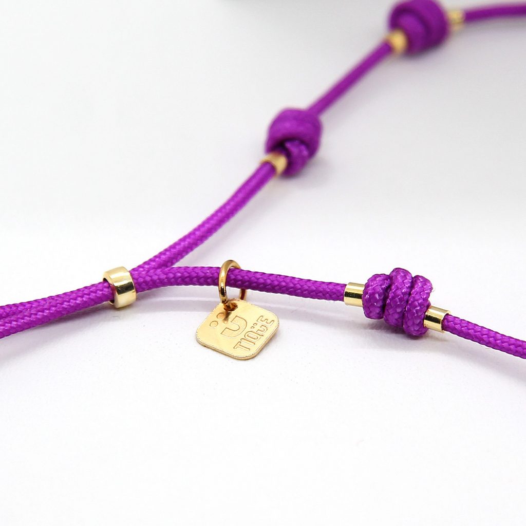 Pulsera DE LA SUERTE Malva