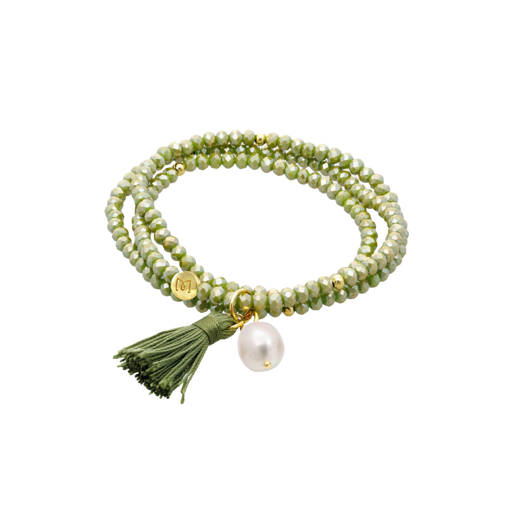 Pulsera ZEN AMAZONIA con perla