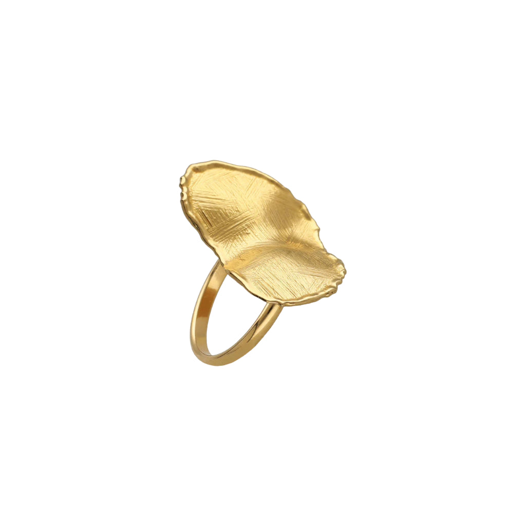 Adjustable oval ring in New York silver