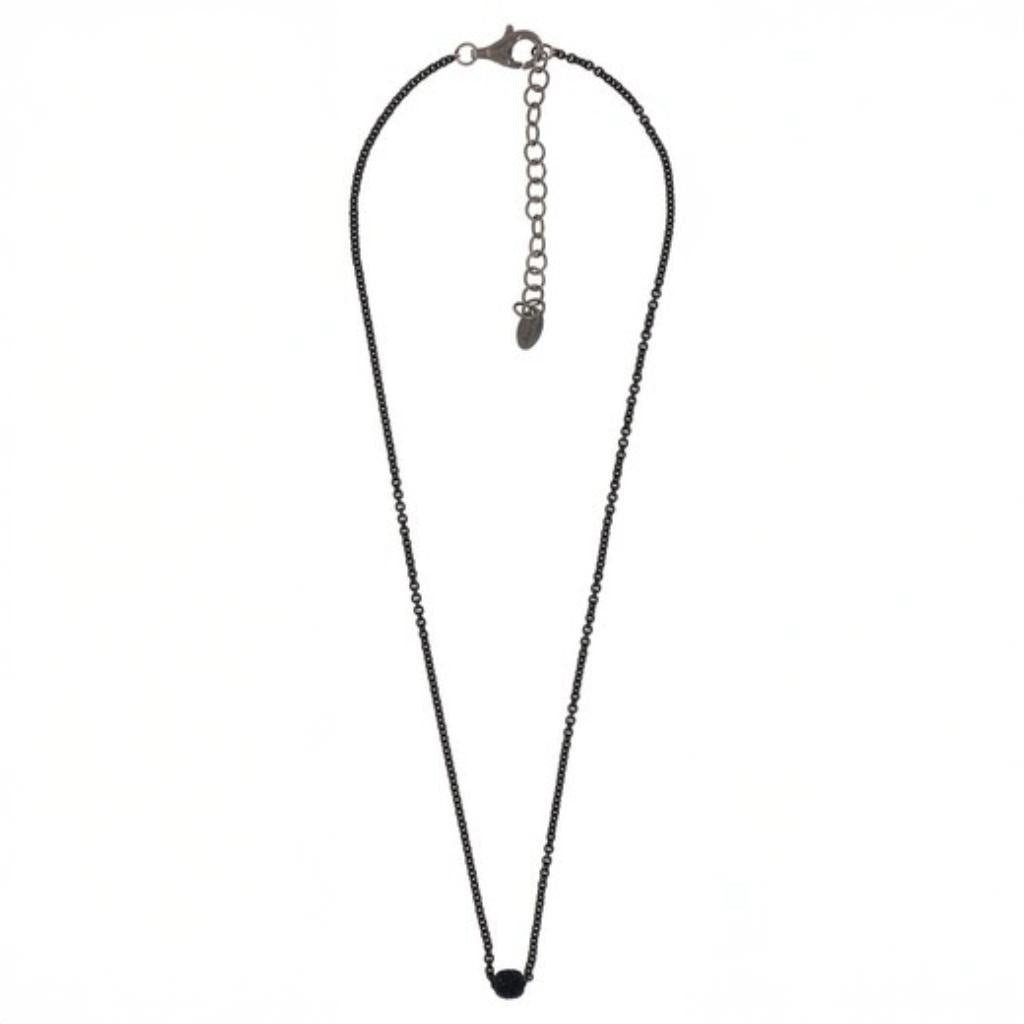 Collar Pesavento Polvore di Sogni Rutenio Negro