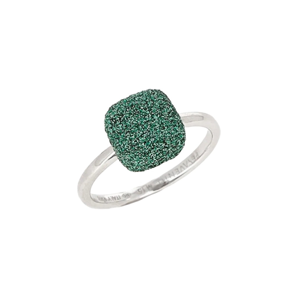 Anillo Pesavento Plata Verde Amazzonia WPSCA104