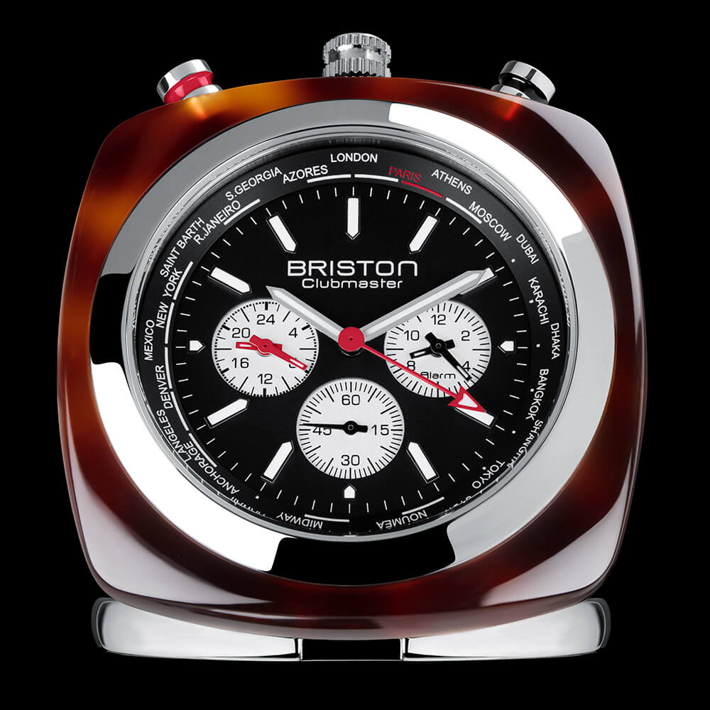 CLUBMASTER TRAVEL CLOCK - NEGRO