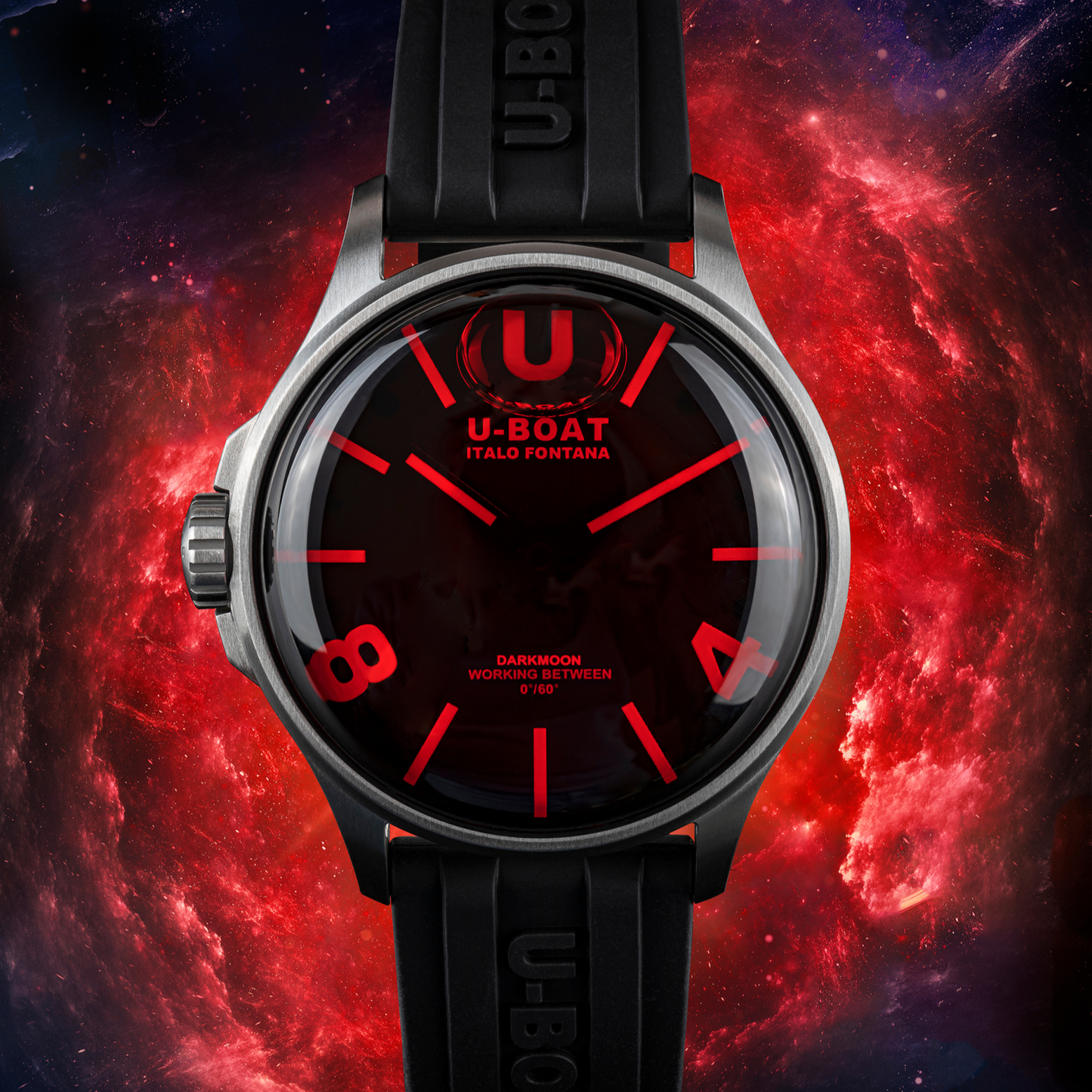 VIDRIO ROJO DARKMOON 40 MM SS