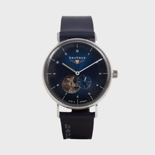 Bauhaus Automatic Watch, Blue, 41 mm, 2166-3