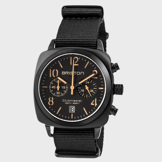 CLUBMASTER CLASSIC - CHRONO - NEGRE MATE