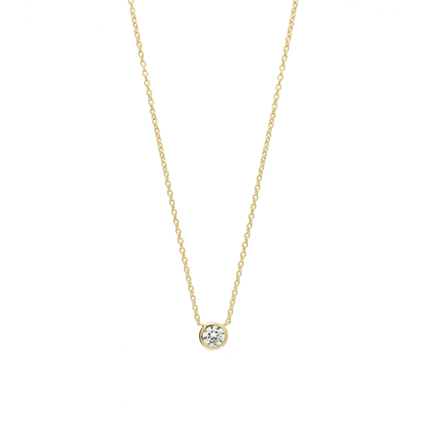 Small pendants with gold central bezel design