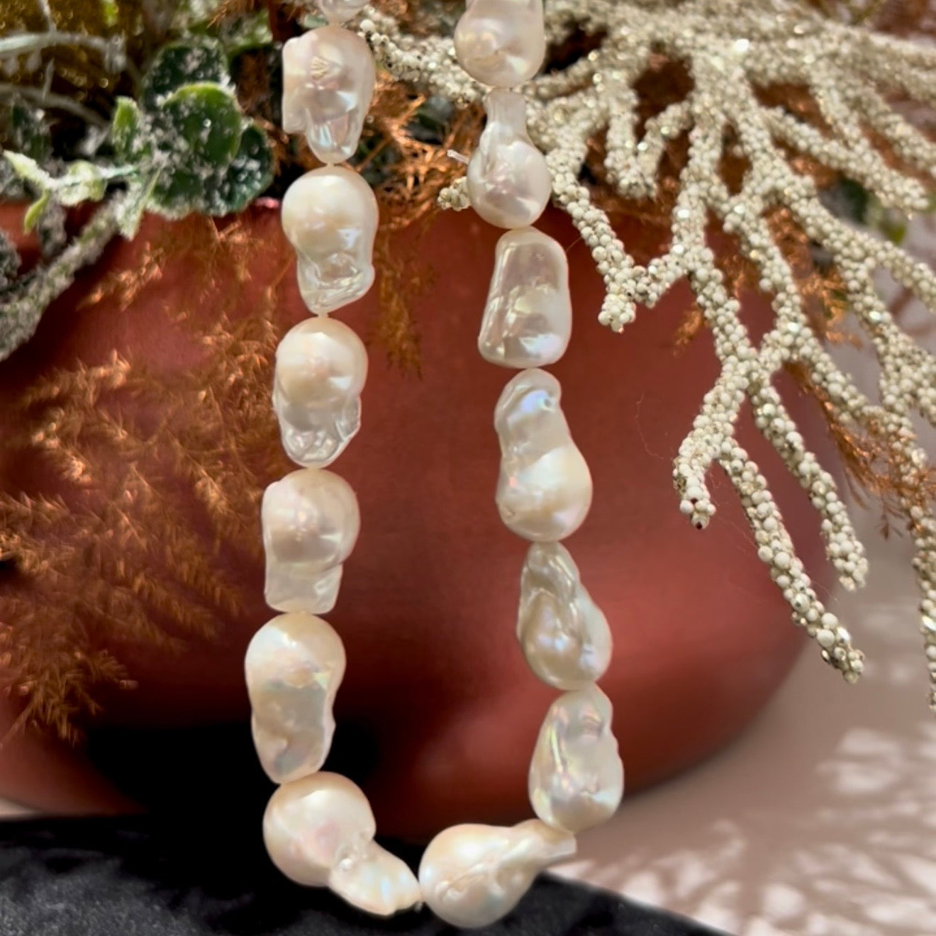 Collar Perlas Barrocas Agua Dulce