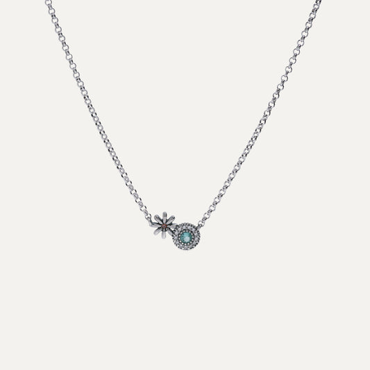 Colgante Coralie Single Blue