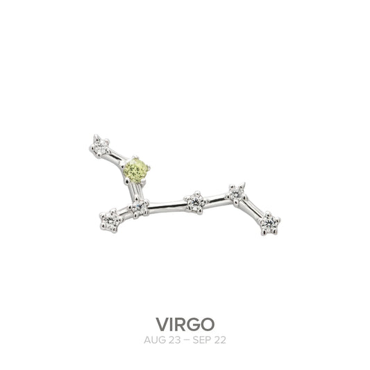 Penjoll VERGE de plata amb Peridot natural