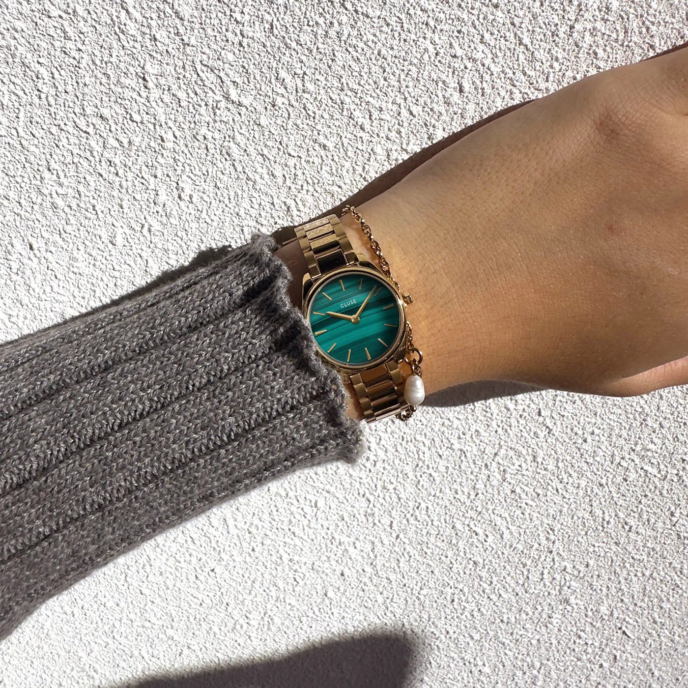 Féroce Mini Steel, Green, Gold Color