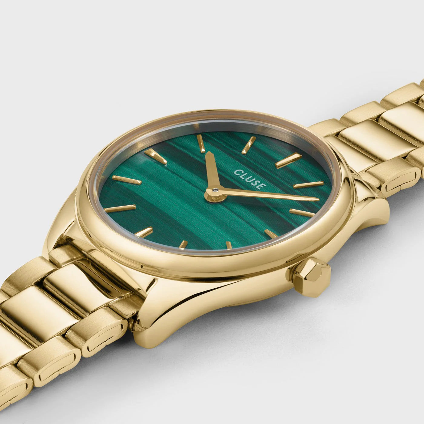 Féroce Mini Steel, Green, Gold Color