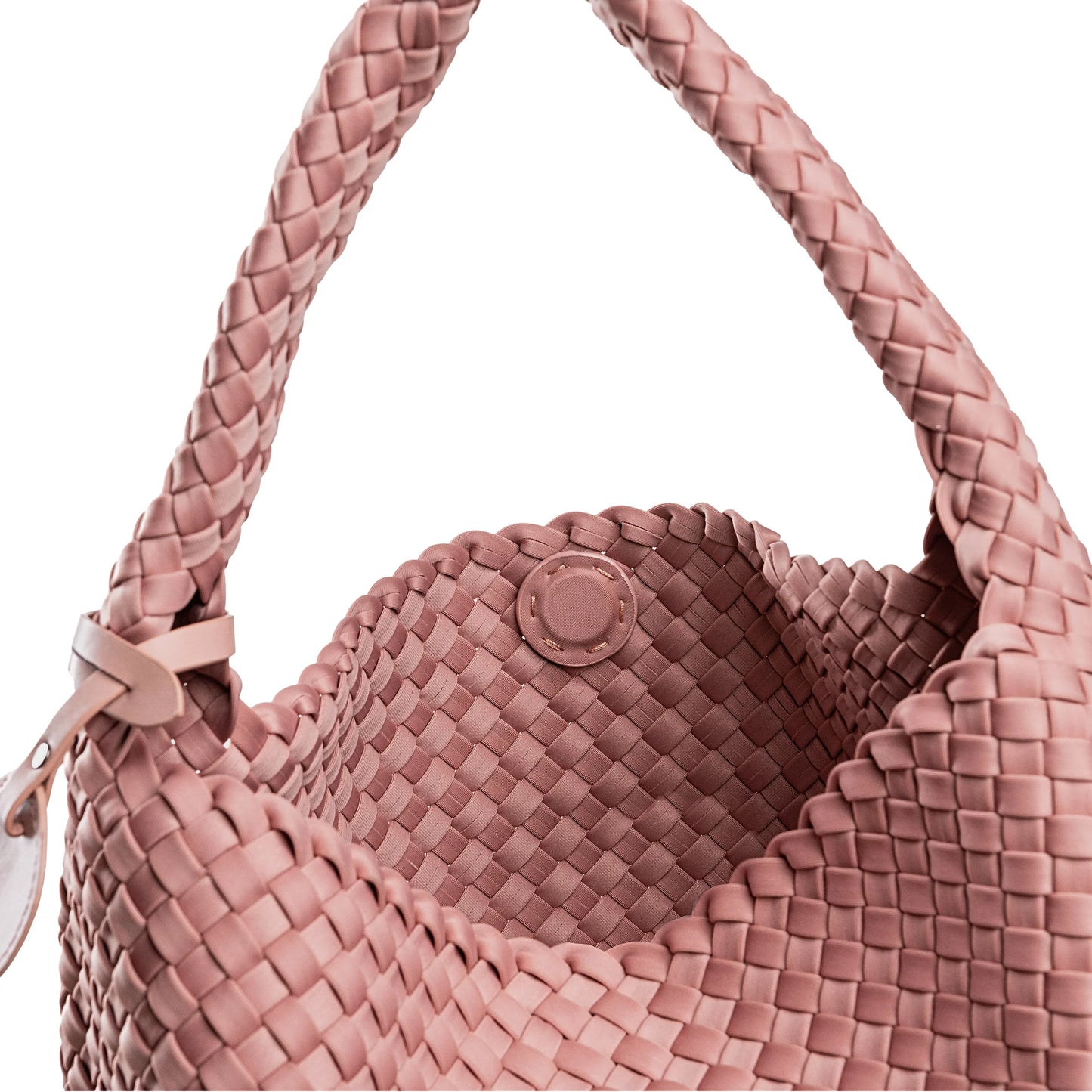 LONDON X. BRAIDED NEOPRENE MAKEUP BAG