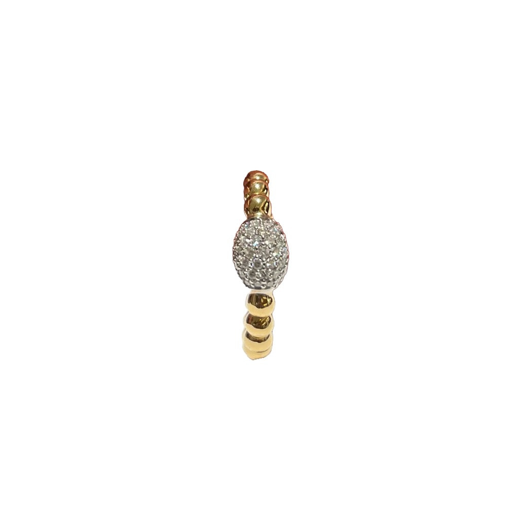 ANELL OR GROC 18K I DIAMANTS