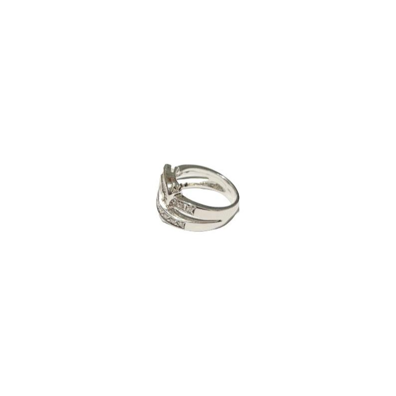 ANILLO ORO BLANCO 18K Y DIAMANTES