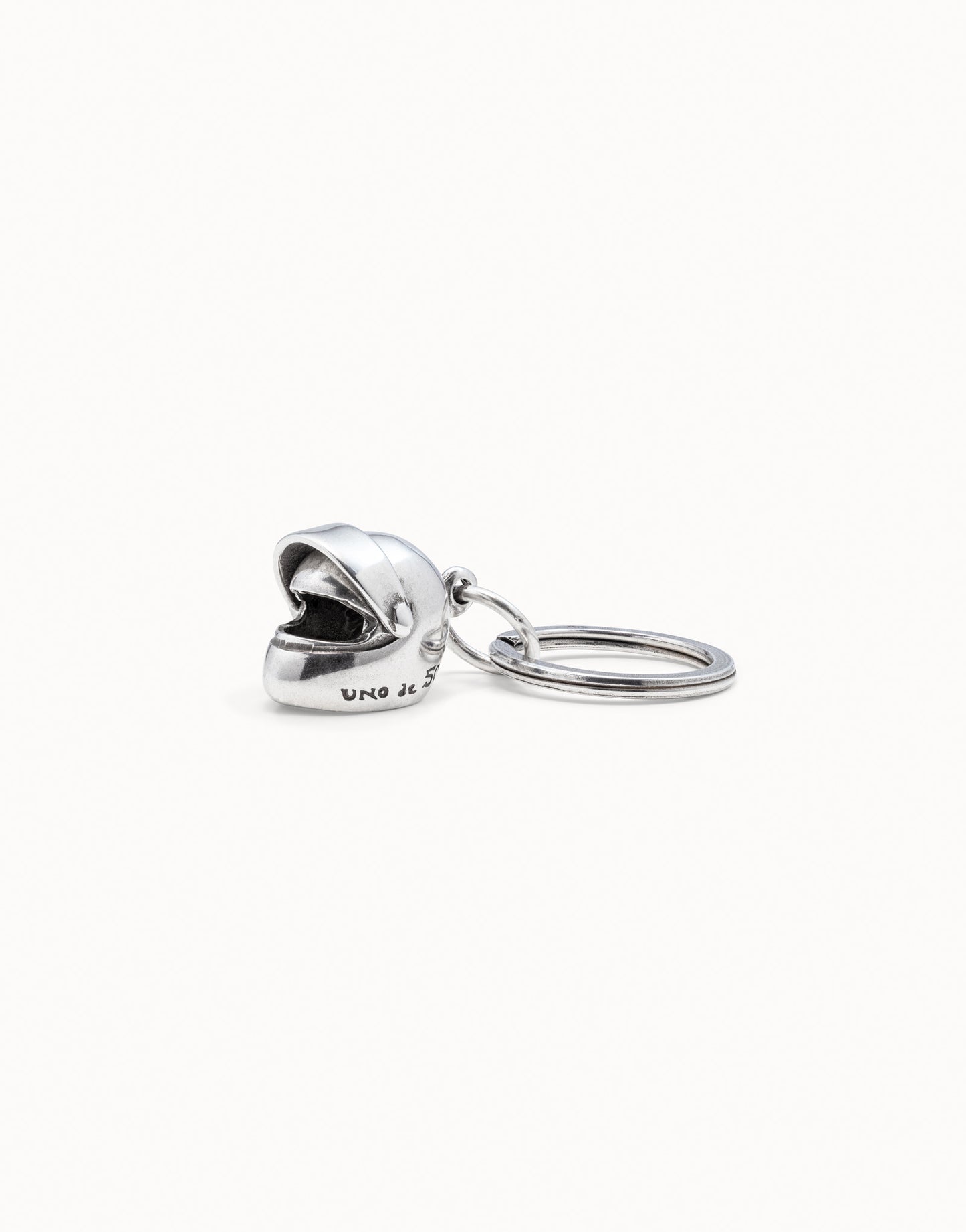 Clauer de casc banyat en plata de llei