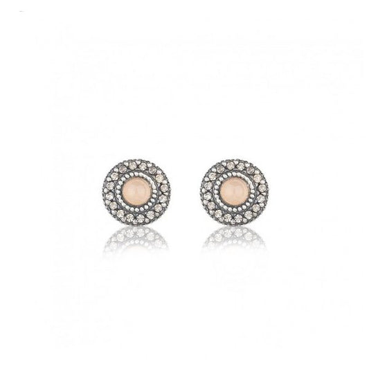Classy Rose Quartz Earrings