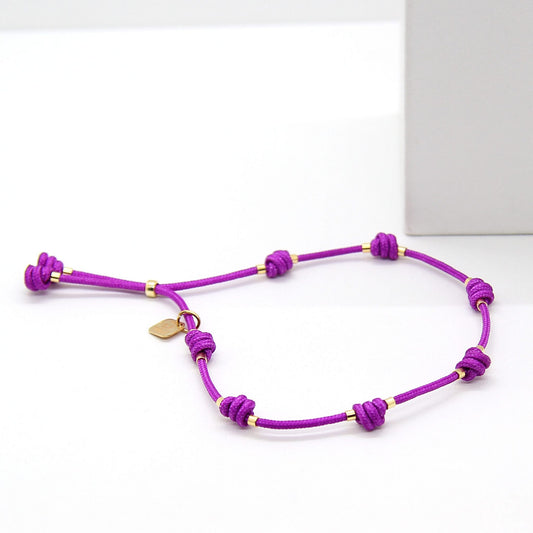 Pulsera DE LA SUERTE Malva