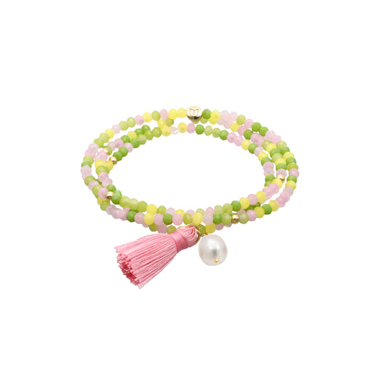 Polsera ZEN BRITISH ROSE amb perla