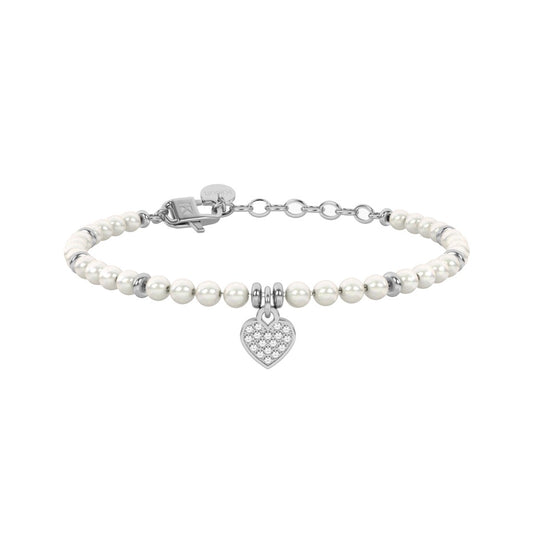 Bracelet with pearls and heart Heart | mom