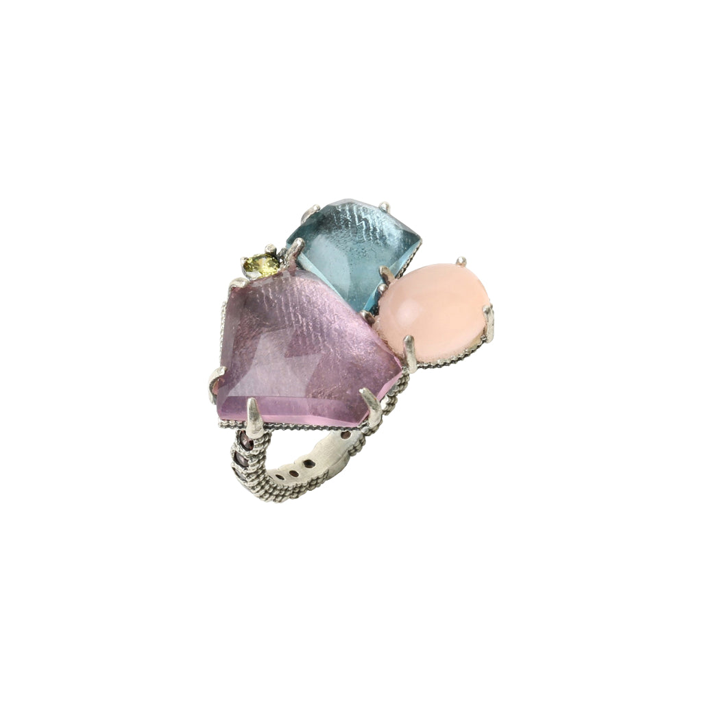Diana Rose Quartz Ring