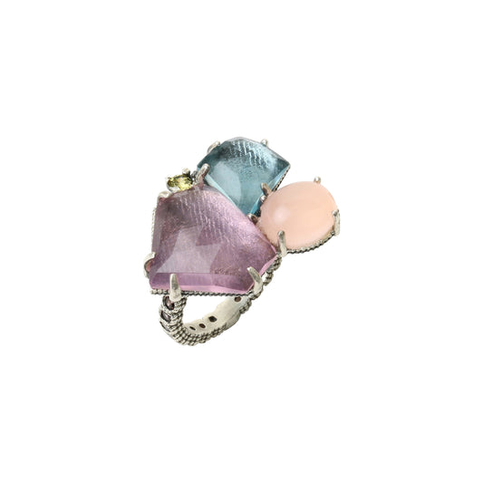Diana Rose Quartz Ring