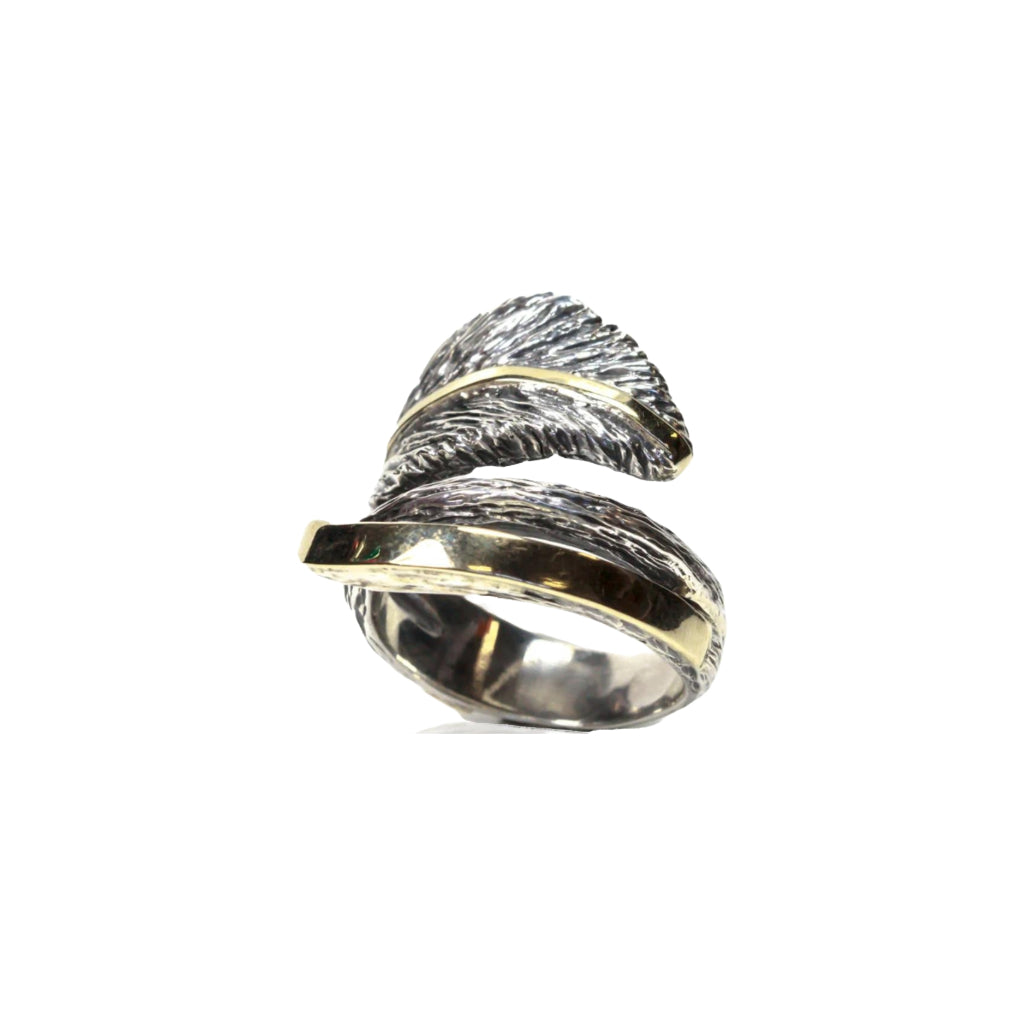 Anillo hoja Styliano