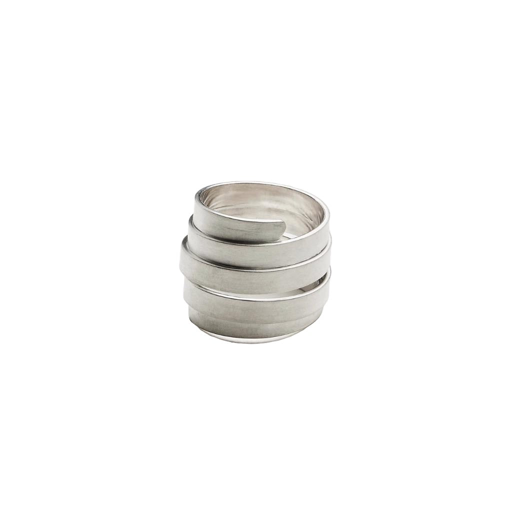 Anell plata Posidònia 18mm