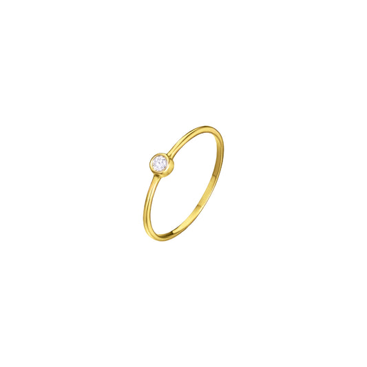 ANELL OR SOLITARI DIAMANT