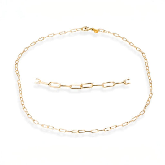 Cadena de plata Daurada 