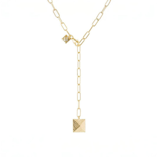 Collar xoker de tatxes de plata daurada amb circonites 